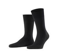 FALKE Men's Bristol Pure M So Wool Plain 1 Pair Socks, Black 3000, 5.5-6.5