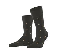 FALKE Men's Dot M So Cotton Patterned Socks 1 Pair, Brown 5931, 5.5-8