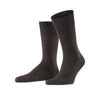FALKE Men's Firenze M So Cotton Plain 1 Pair Socks, Brown 5930, 7-8