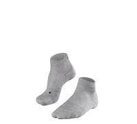 FALKE Men's GO2 Short M Sso Cotton Anti-Blister 1 Pair Golf Socks, Grey Light 3400, 8-9