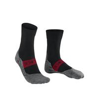 FALKE® RU4 Endurance Cool Socks for Men - Black/Grey Running Comfort and Performance
