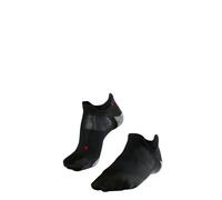 Falke Running Socks RU5 Race Invisible – Anti-blister, Functional Yarn – Black Size 8-9