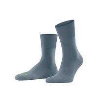 FALKE Unisex Run U So Cotton Plain Socks 1 Pair, Blue Monument 6592, 4-5