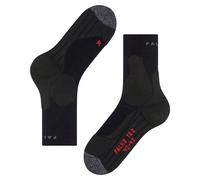 Falke Tennis Socks TE2 M So Cotton Anti-Blister, 1 Pair, Black 3000, Size 5.5-7.5