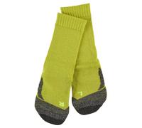 FALKE Unisex Kids TK2 K So Wool Thick Anti-Blister 1 Pair Hiking Socks, Yellow Lime 7601, 12-2.5