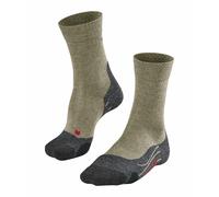 FALKE Men's TK2 Explore Melange M So Wool Thick Anti-Blister 1 Pair Hiking Socks, Green Khaki 7093, 5.5-7.5