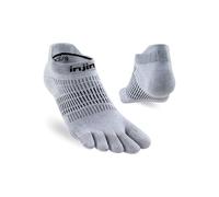 Socks for running INJINJI Women's Run Lightweight No-Show (Gray) Women