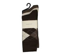 socks Gant Argyle (x3) Marron 40/42