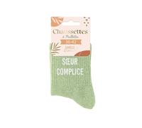 Socks green glitter "Sister Complice"
