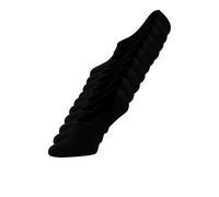 JACK & JONES Mens 10 Pack Short Trainer Socks Black 7-12