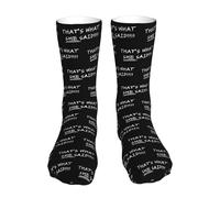 Socks Knitted That'S What She Said Warm Crew Socks Stretchy Calf Sockings For Mens Women Sports