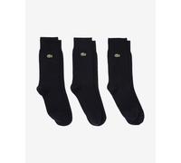 Socks Lacoste Basic Crocodile black (3 pairs) - 35-38