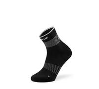 Lenz Think About Merino Outdoor 2 Low Socks, black-white, size 45 46 47 for Men