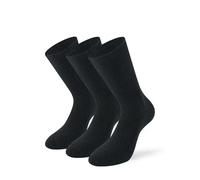 Lenz No Pressure Socks - Pack of 3, black, size 35 36 37 38 for Men