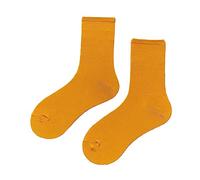 Socks Mens 9 12 Sport Socks Mens amboo Socks Women's Solid Color Medium Tube Socks Light And Thin Spring And Summer Colored Multi Colored Four Christmas Socks Sport Socks Men (Gold, One Size)