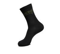 MERCHCODE Unisex_Adult Linkin Park Socks 2-Pack, Black/White, 47/50 cm