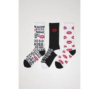 Socks Mister Tee Kiss 3-Pack Noir 47/50