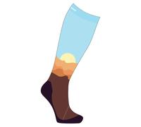 Socks Nathan Adventure Speed Compression OTC Bleu M