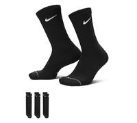 Nike Unisex Everyday Elevated Crew Socks 3 Pack, Multi-Color, Size S, Men Print