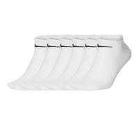 Nike 6-Pack No Show Socks - White S