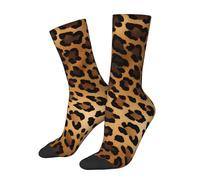 Socks Running Socks Womens 4-9 Mens Socks Retro Leopard Cheetah Animal Print Sports socks Casual Breathable