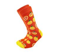 Socks Tunnel Unisex Colourful Funny Socks with Cartoon Animal Cool Socks with Mixed Fruit Pizza Pattern (UK, Numeric, 10, 16, Regular, Regular, 20)