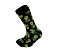 Socks Tunnel Unisex Colourful Funny Socks with Cartoon Animal Cool Socks with Mixed Fruit Pizza Pattern (UK, Numeric, 10, 16, Regular, Regular, 08)