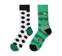 Socks Unisex Women Men & Children Cotton Many Fun Designs Football and the Green Square Gift Left Right Various