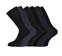 Socks Uwear - Mens Non Stretch Hem Knee High Socks Pack of 12