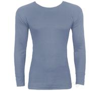 Socks Uwear Men's Plain Long Sleeve Vest blue blue Large