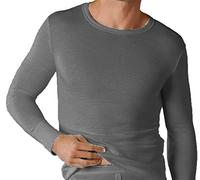 Socks Uwear Men's Plain Long Sleeve Vest grey dark grey XX-Large