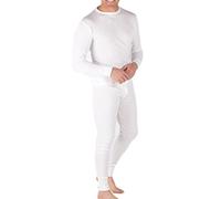 Socks Uwear Mens Winter Long Sleeved Thermal Underwear Set L White