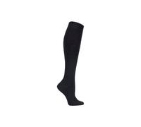 SOCKSHOP 1 Pair Plain Bamboo Knee High Socks with Comfort Cuff & Smooth Toe Seams in Black | Size: 4-5.5 SockShop Black 4-5.5