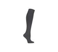 SOCKSHOP 1 Pair Plain Bamboo Knee High Socks with Comfort Cuff & Smooth Toe Seams in Grey | Size: 12.5-3 SockShop Grey 12.5-3