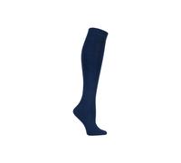 SOCKSHOP 1 Pair Plain Bamboo Knee High Socks with Comfort Cuff & Smooth Toe Seams in Navy | Size: 12.5-3 SockShop Navy 12.5-3