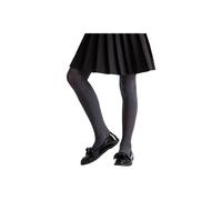 SOCKSHOP 1 Pair Plain Bamboo Tights with Smooth Toe Seams in Grey | Size: 13-14 Years SockShop Grey 13-14 Years
