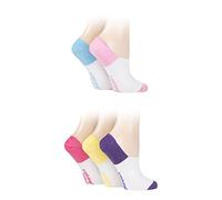 SockShop Dare to Wear Ladies No Show Socks Pack of 5 Contrast 4-8