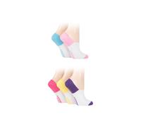 SOCKSHOP Dare to Wear Women's 5 Pair Dare to Wear No Show Socks in Yellow | Size: 4-8 SOCKSHOP Dare to Wear Yellow 4-8