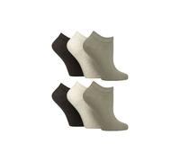 SOCKSHOP Gentle Grip Women's 6 Pack Diabetic Trainer Socks | Extra Wide Ankle Socks in Copper | Size: 4-8 SOCKSHOP Gentle Grip Copper 4-8