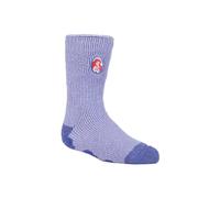 SOCKSHOP Heat Holders 1 Pair Disney The Little Mermaid Slipper Socks in Purple | Size: 12.5-3 SOCKSHOP Heat Holders Purple 12.5-3