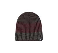 SOCKSHOP Heat Holders Men's Mens 1 Pack Linden Stripe Hat in Charcoal SOCKSHOP Heat Holders Charcoal One Size