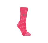 HEAT HOLDERS SOCKSHOP Women's Barbie Socks - 1.6 TOG Lite Thermal, Warm, Pink, Patterned, Gift for Barbie Fans 1 Pair Size 4-8 Pink 4-8