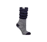 SOCKSHOP Heat Holders Women's 1 Pair Lounge Cosy Slouch Socks in Navy | Size: 4-8 SOCKSHOP Heat Holders Navy 4-8