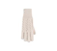 HEAT HOLDERS SOCKSHOP Ladies Willow Cable Gloves Pack of 1 Cream M-L