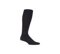 SOCKSHOP Iomi Men's 1 Pair 80 Denier Flight & Travel Socks in Black | Size: 12-14 SOCKSHOP Iomi Black 12-14