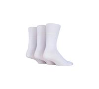 SOCKSHOP Iomi Men's 3 Pair Footnurse Gentle Grip Diabetic Socks in White | Size: 6-11 SOCKSHOP Iomi White 6-11