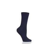 SockShop Ladies Colour Burst Vibrant Bamboo Socks with Smooth Toe Seams Pack of 1 In The Navy 4-8