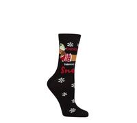 SockShop Lazy Panda Christmas Socks Men's,Women's, Soft Bamboo, Novelty, Fun, Xmas Patterned, Gift Idea,1 Pair, Sizes 4-8,7-11,12-14 (UK, Numeric, 4, 8, Regular, Regular, Dachshund Through the Snow)