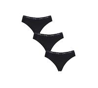 SockShop Lazy Panda Ladies' Bamboo Briefs Pack of 3 Black 10 Ladies