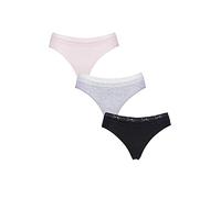SockShop Lazy Panda Ladies' Bamboo Briefs Pack of 3 Black/Grey/Pink 12 Ladies